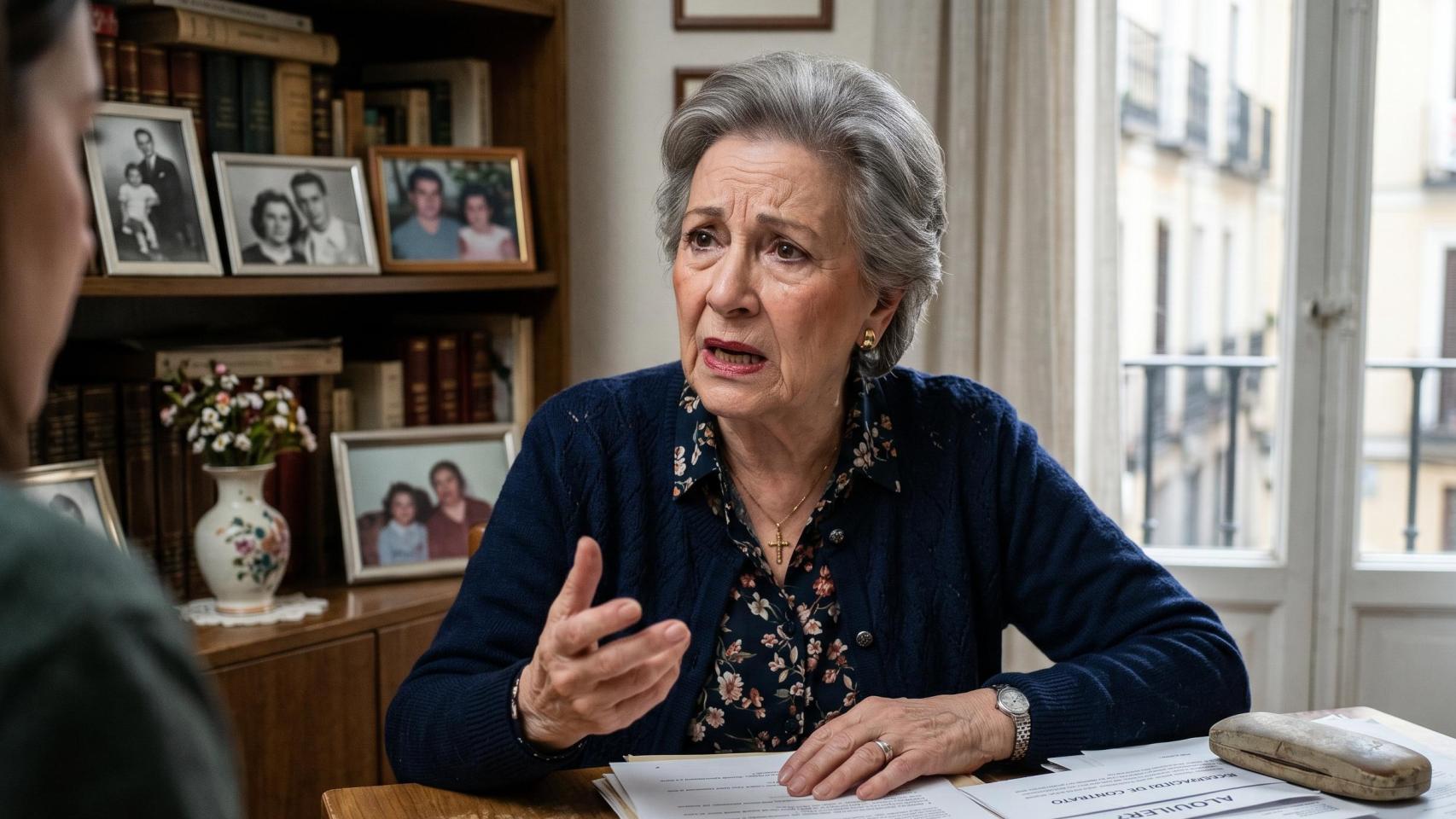 Encarni, inquilina con 83 años 