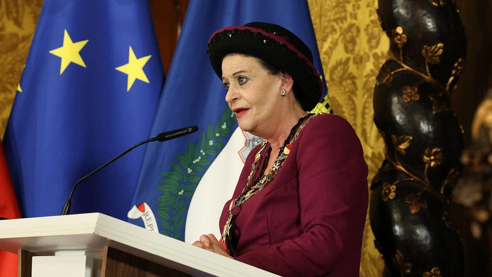 La Presidenta de Malta, Myriam Spiteri Debono, en una imagen de archivo