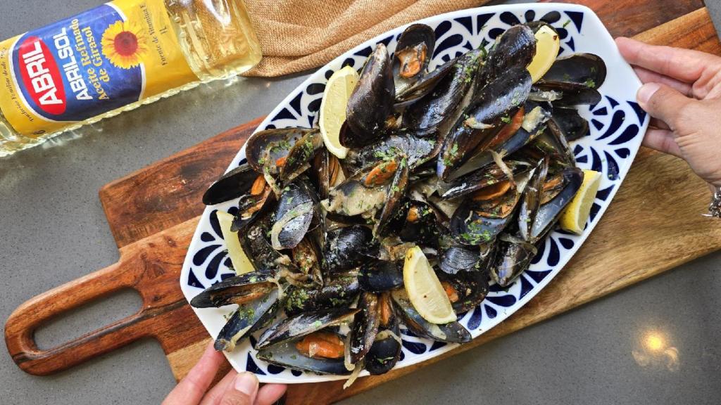 Receta mejillones tailandeses.