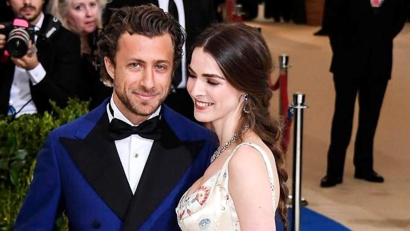 Bee Shaffer junto a su hasta entonces marido, Francesco Carrozzini. 