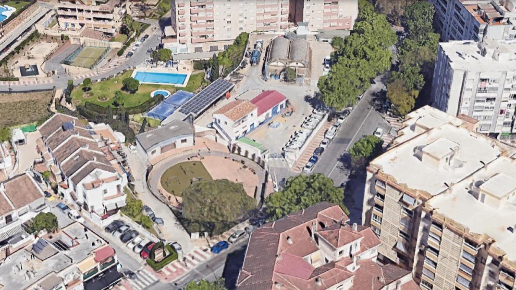 Terrenos sobre los que se proyecta la promoción de VPO en Marbella.