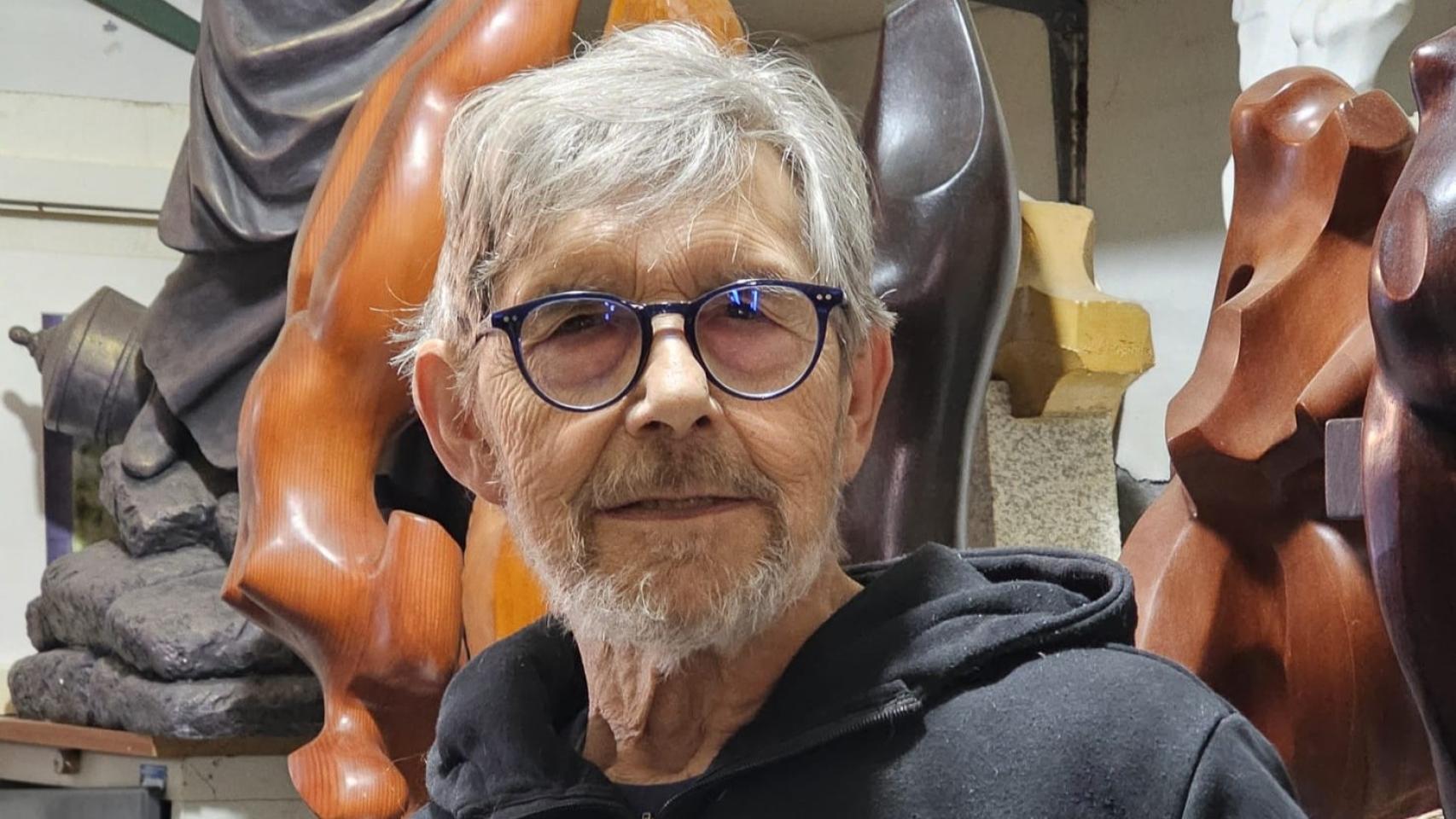El escultor José Castiñeiras 