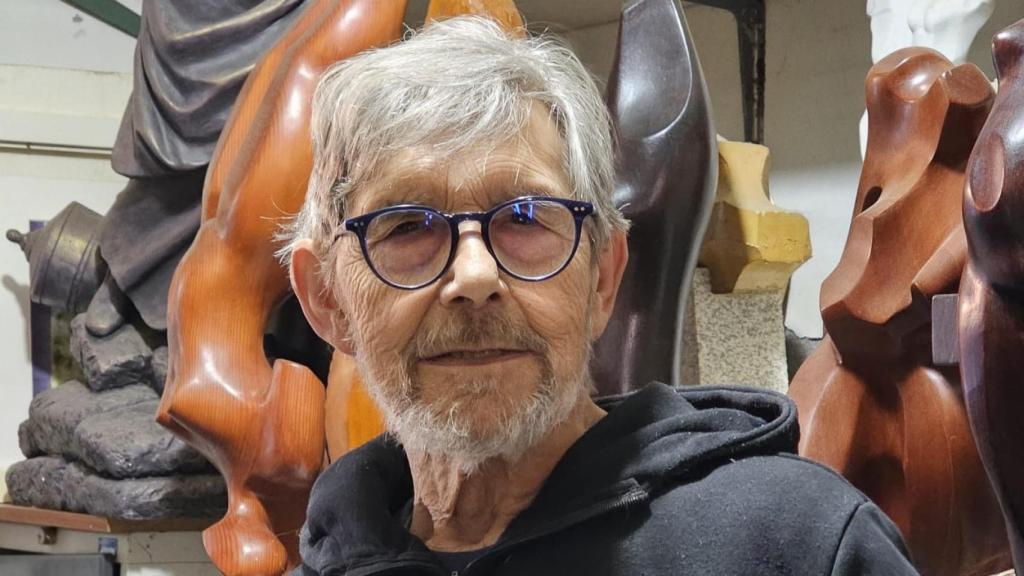 El escultor José Castiñeiras 