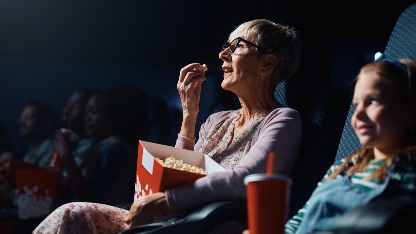 Una señora en el cine