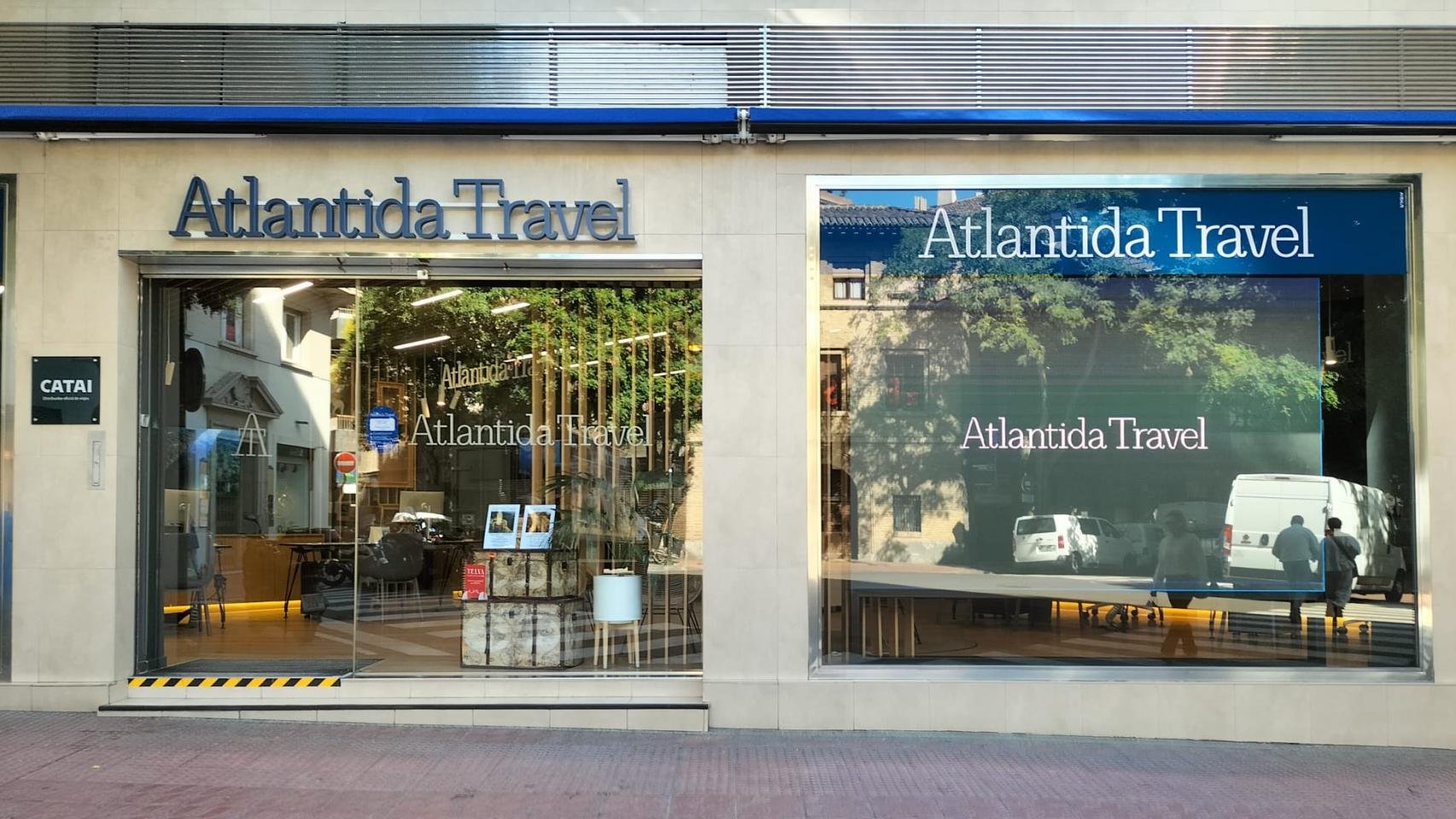 Oficinas de Atlantida Travel en Zaragoza.