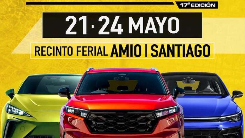 Cartel del evento automovilístico VO Vehículo de Ocasión en Amio
