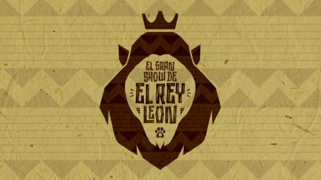Cartel del espectáculo músico-teatral 'El gran show del Rey León'