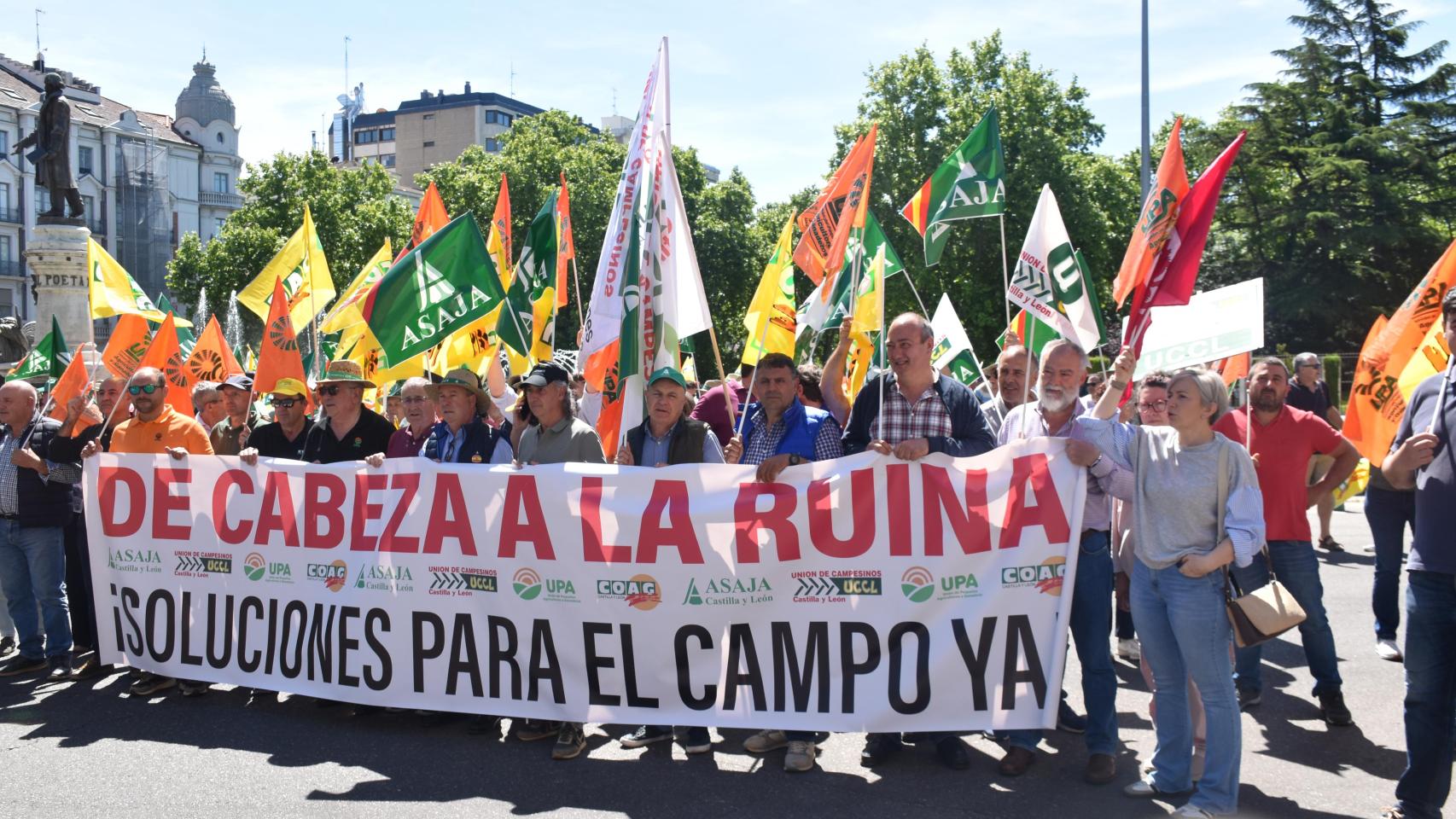 Comienzo de la manifestación en Valladolid