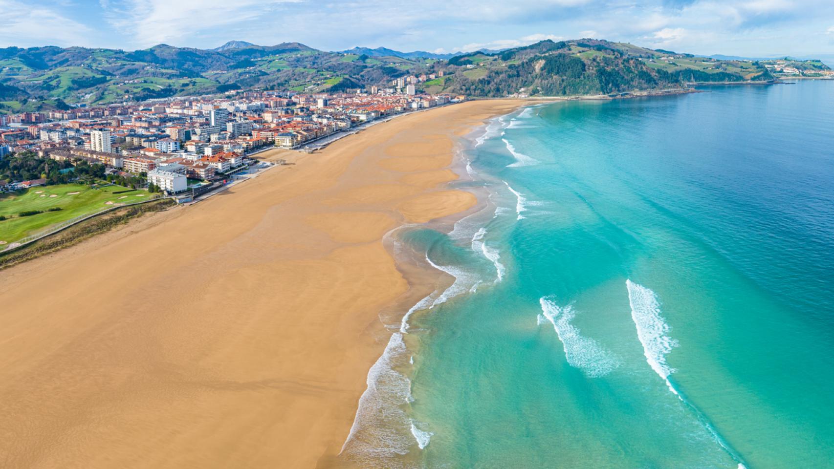 Zarautz, en Guipúzcoa.