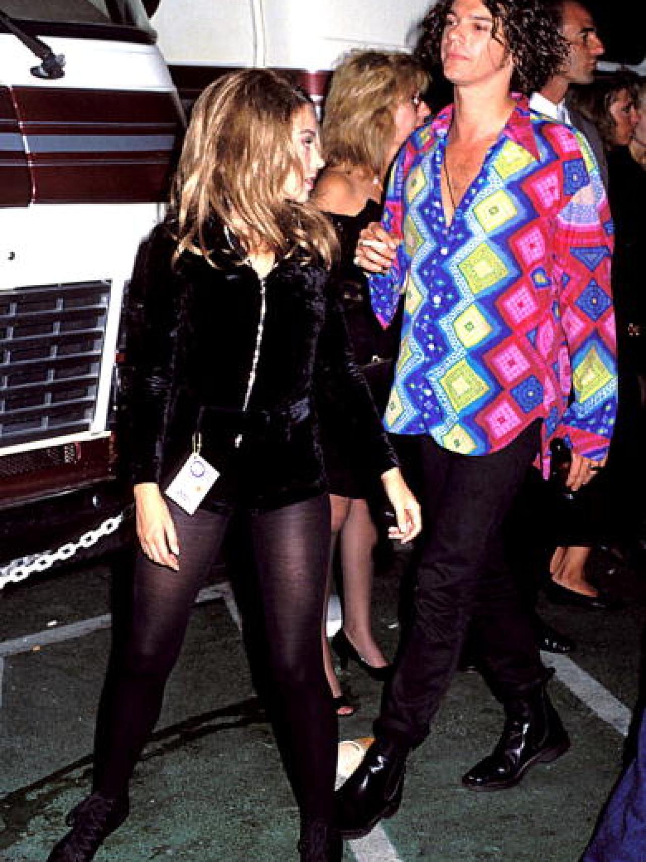 Kylie y Michael en los Music Awards de Los Ángeles.
