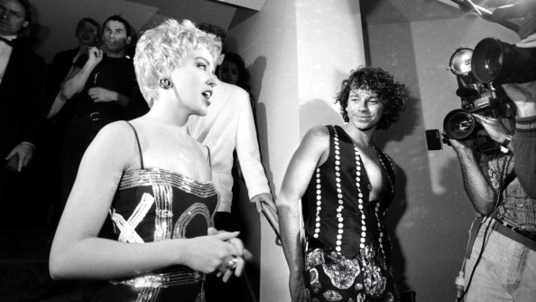 Kylie Minogue y Michael Hutchence.