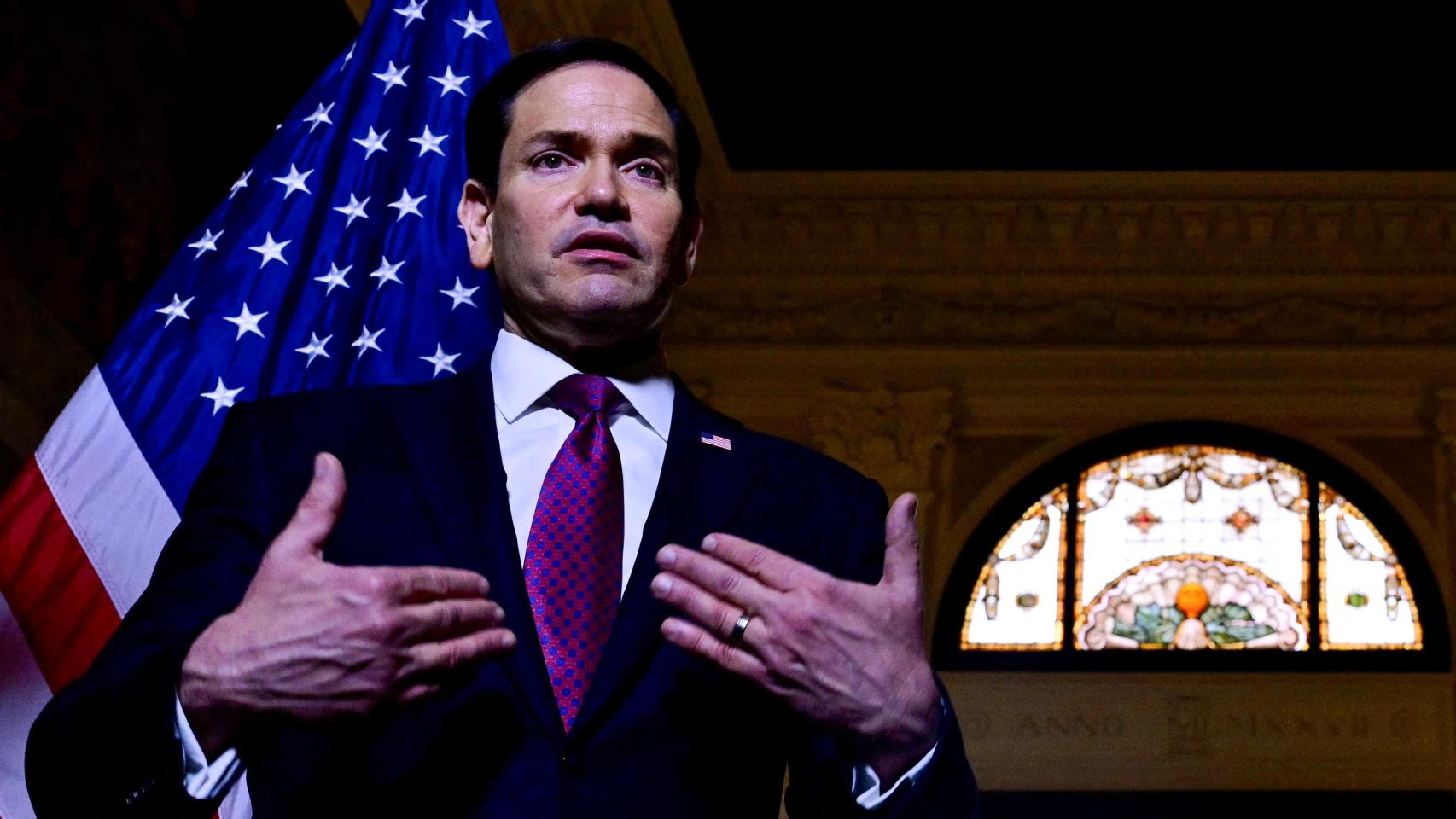 Marco Rubio, secretario de Estado de EEUU, a principios de mes en Roma.
