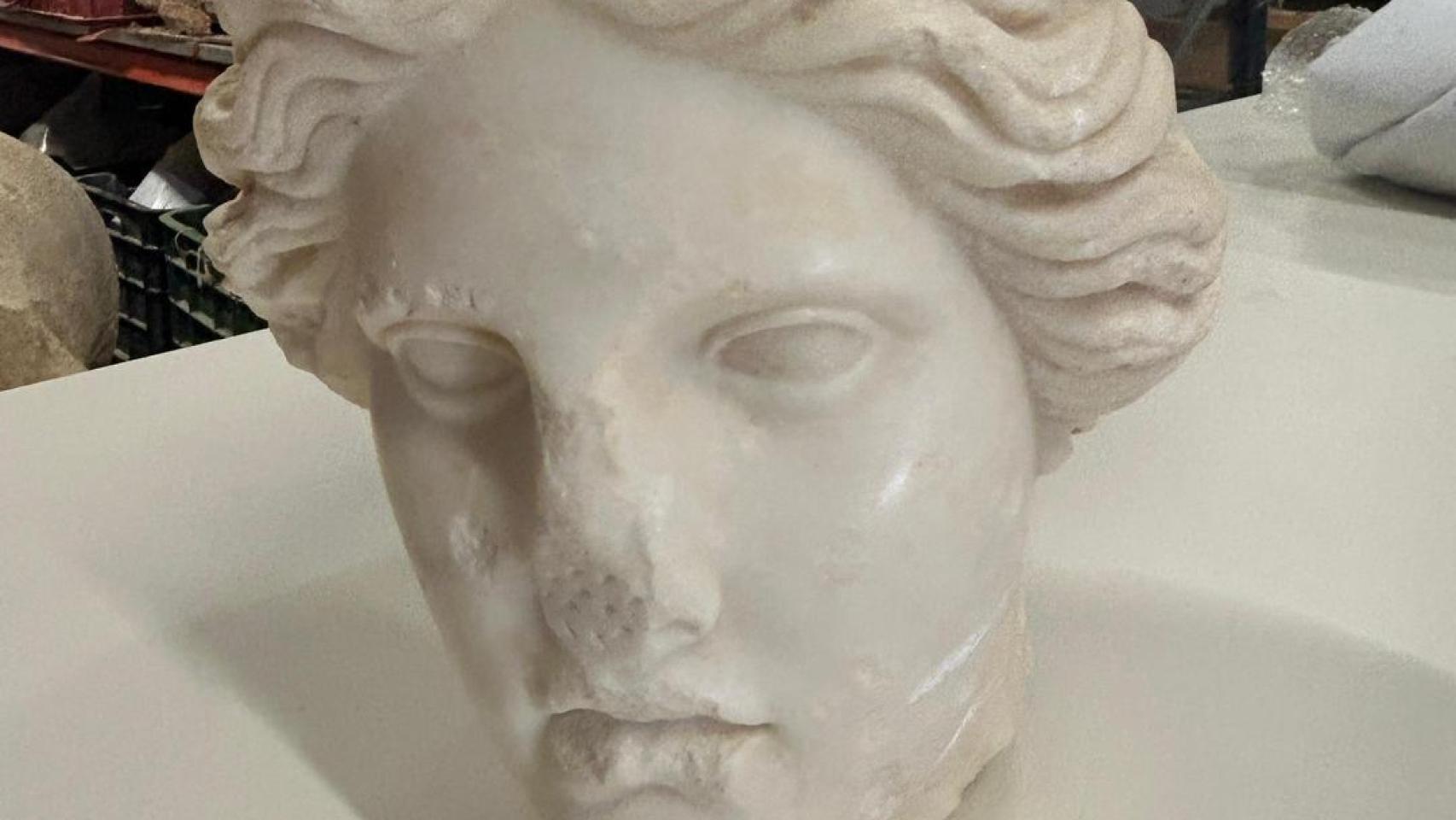 Busto encontrado en Alicante.