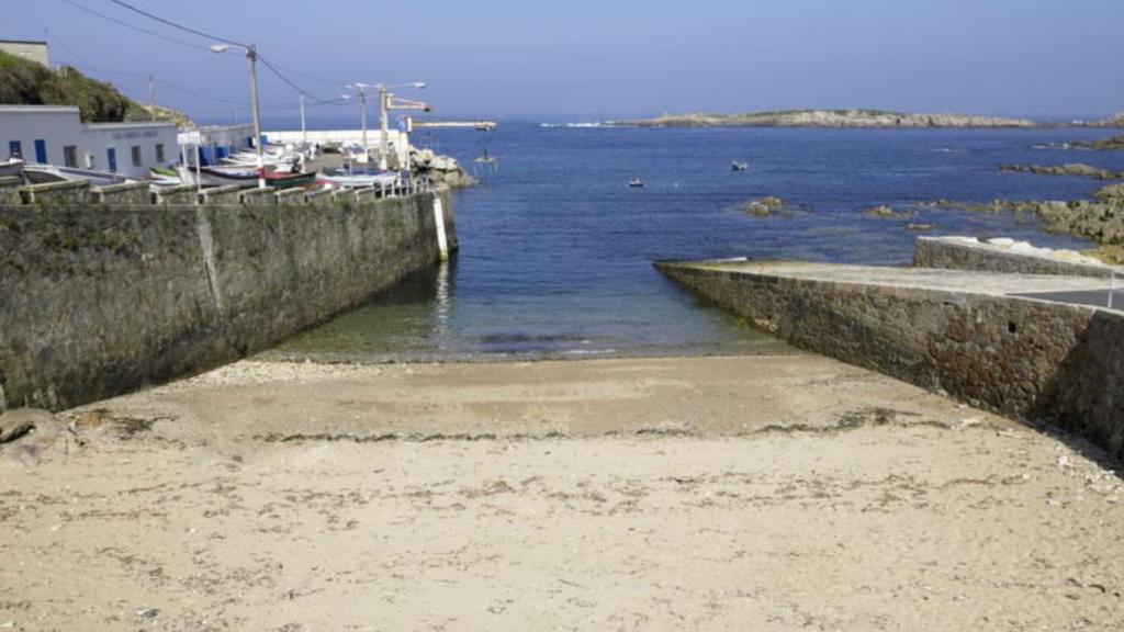 Playa de O Portiño, en A Coruña