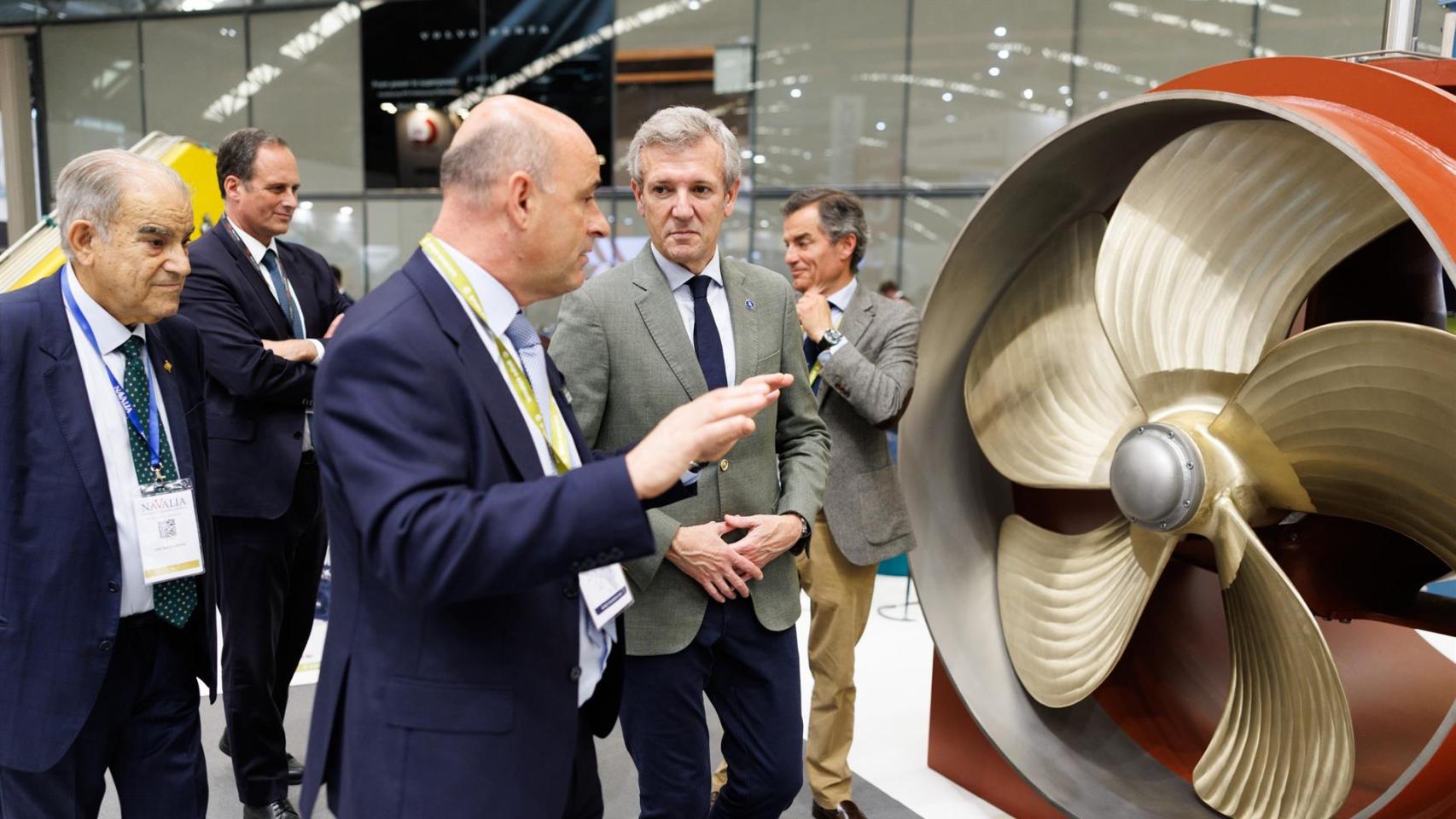 El presidente de la Xunta, Alfonso Rueda, visita la feria Navalia en Vigo, a 20 de mayo de 2026