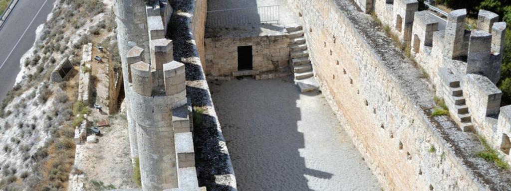 Castillo Peñafiel desde el interior.