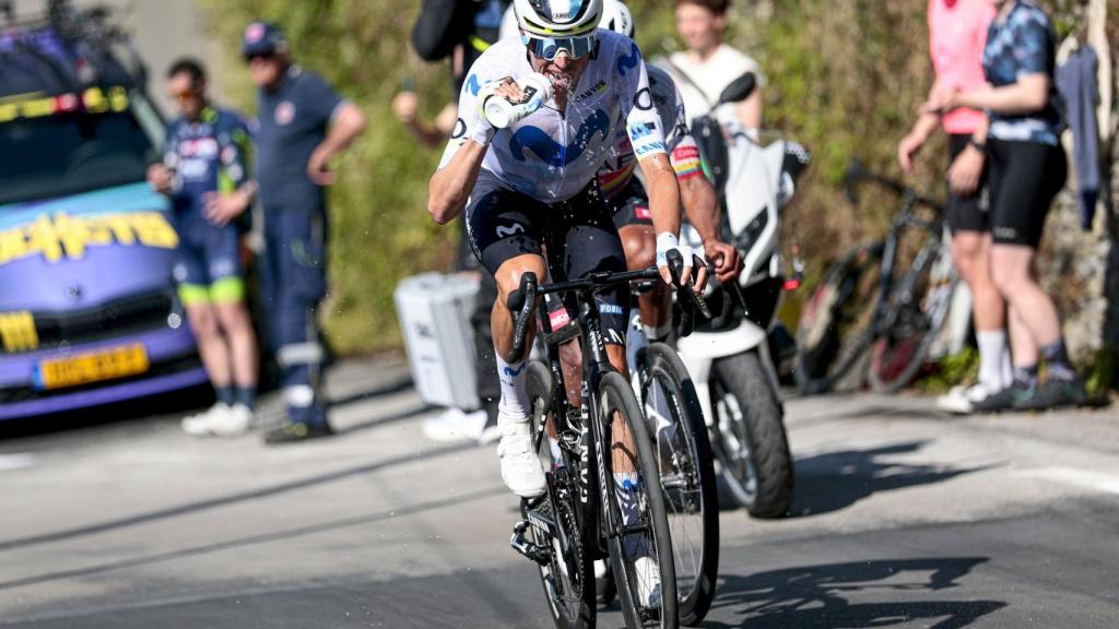Enric Mas, durante la etapa 11 del Giro de Italia.