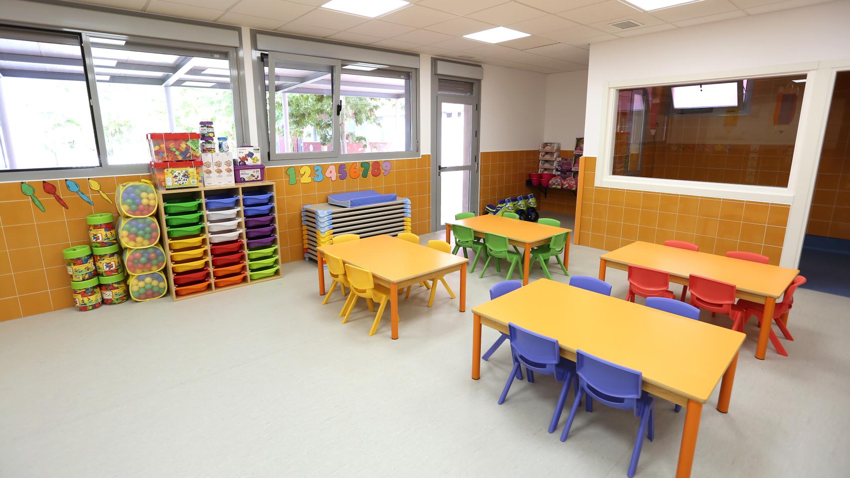 Aula de la Escuela Infantil 'Ana María Matute' de Toledo.