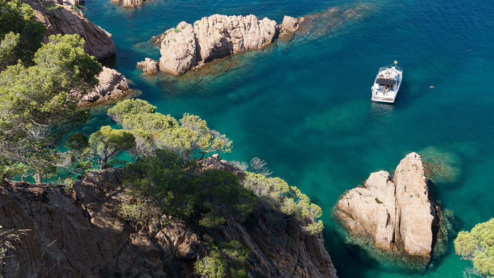 Cala Ametller, en Sant Feliu de Guíxols (Gerona).