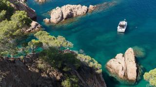 Cala Ametller, en Sant Feliu de Guíxols (Gerona).
