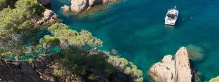 Cala Ametller, en Sant Feliu de Guíxols (Gerona).