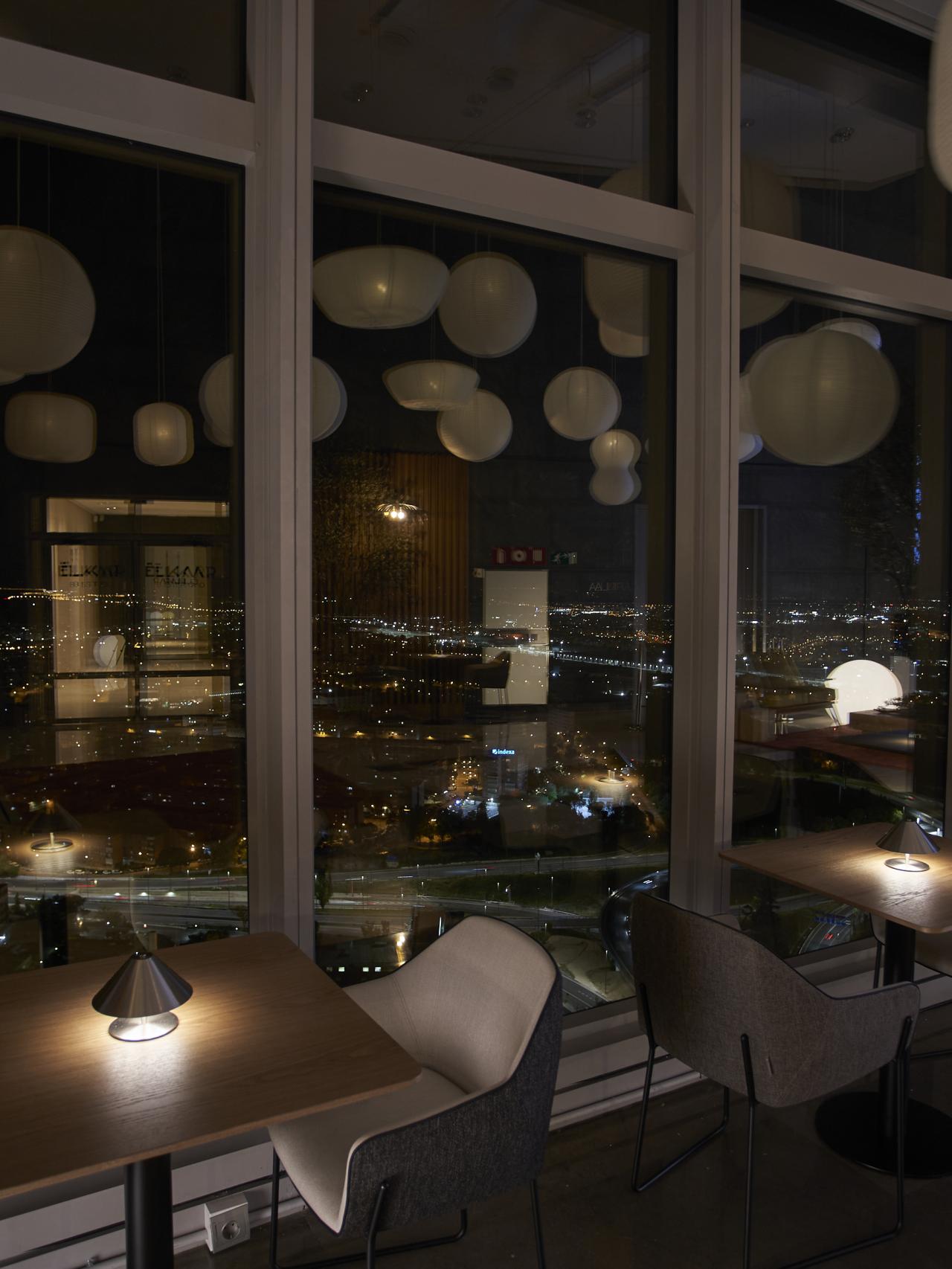 Vistas desde el restaurante.