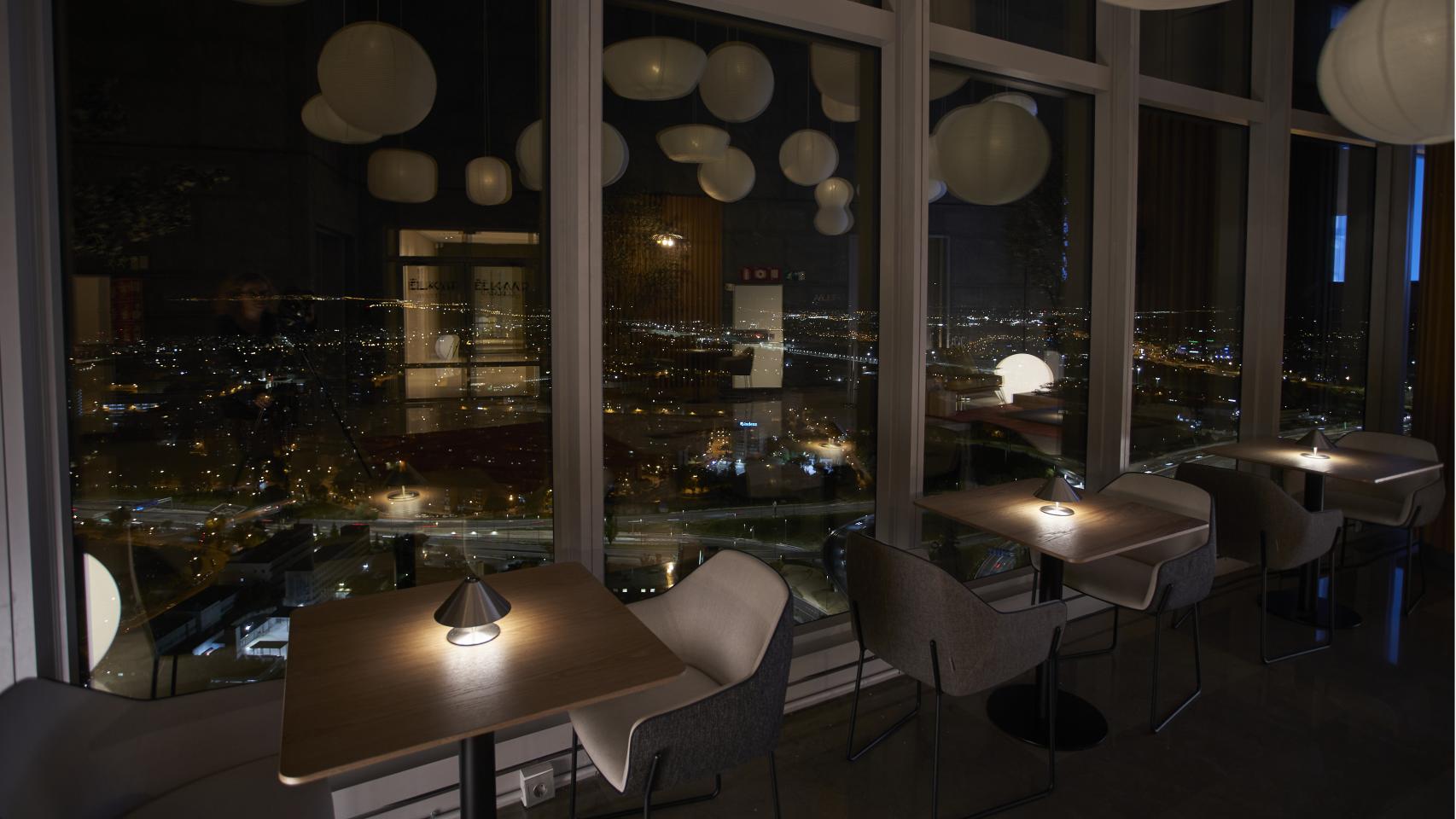 Vistas desde el restaurante.