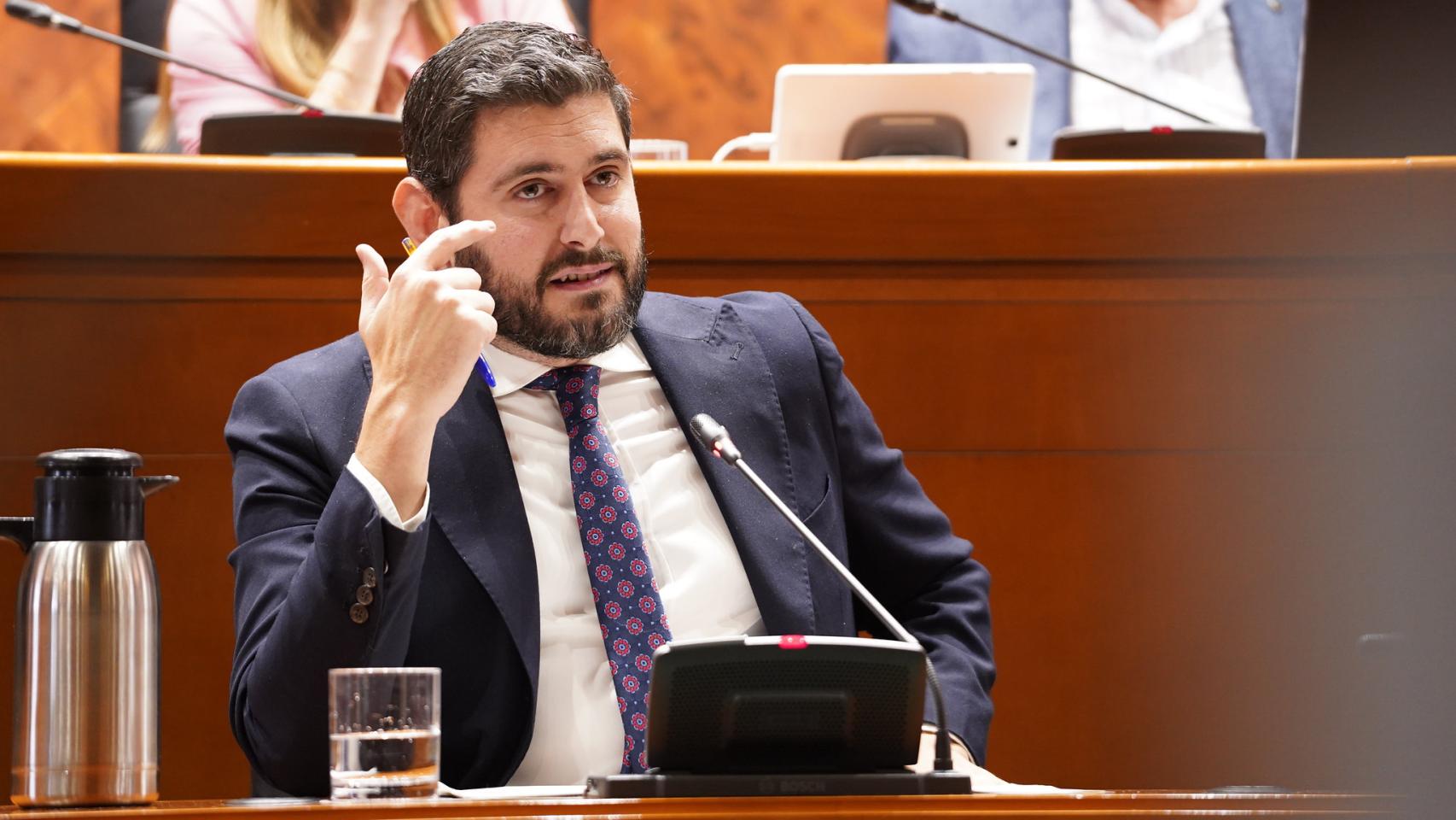 Alejandro Nolasco, este miércoles, en comisión.
