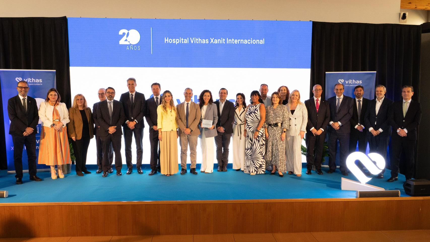Clausura del 20 aniversario de Vithas Xanit Internacional.