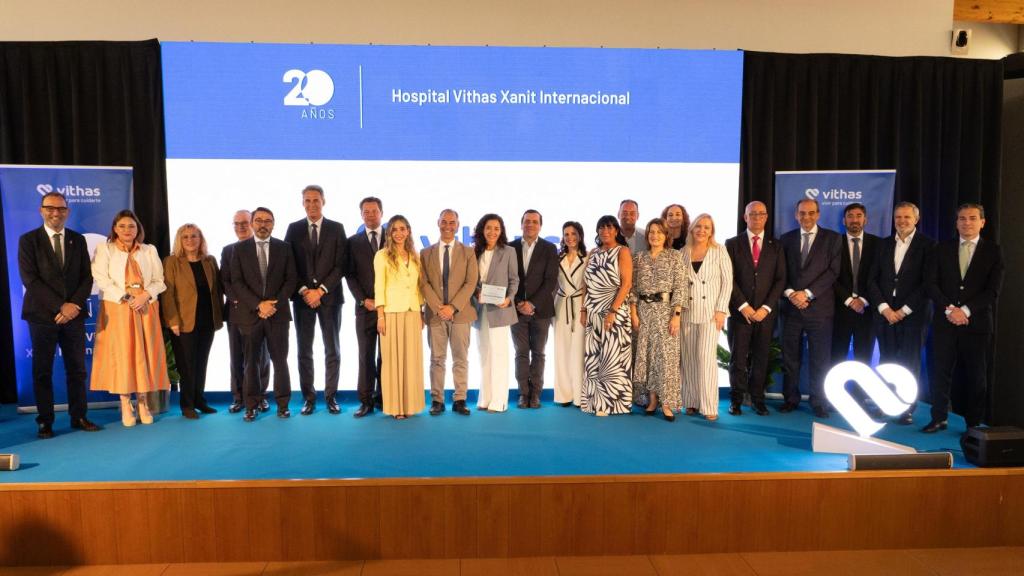 Clausura del 20 aniversario de Vithas Xanit Internacional.