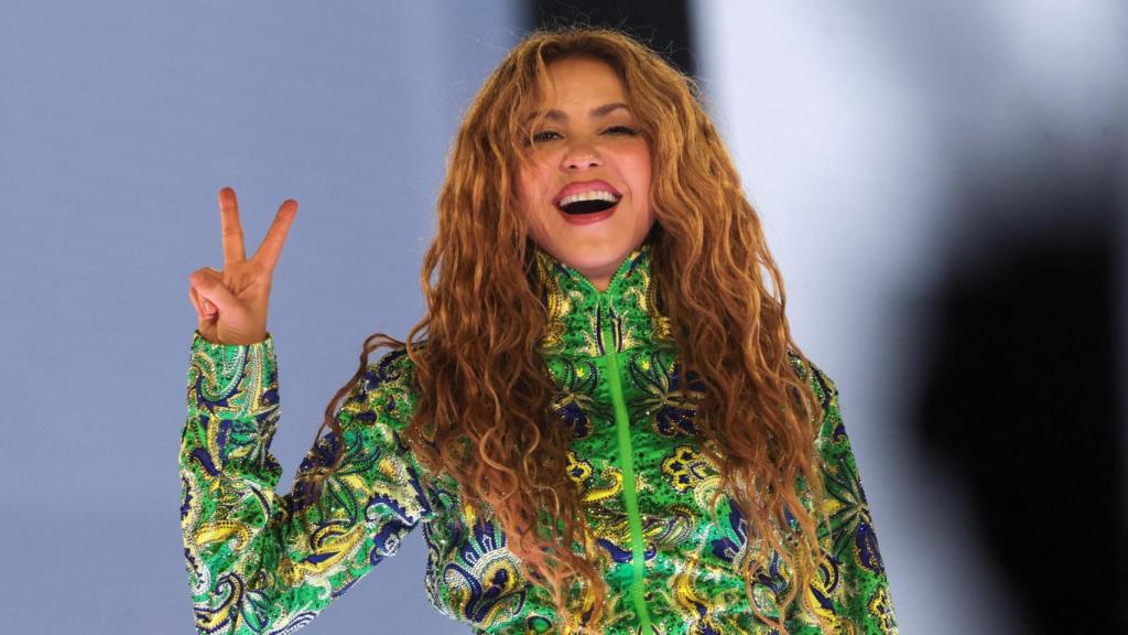 Shakira en un concierto abierto en la playa de Copacabana en Río de Janeiro.