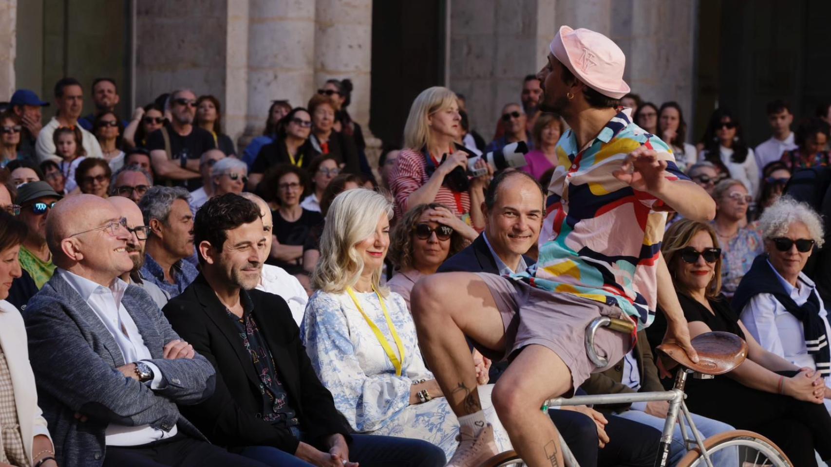 El alcalde de Valladolid, Jesús Julio Carnero, en la inauguración del TAC, este miércoles