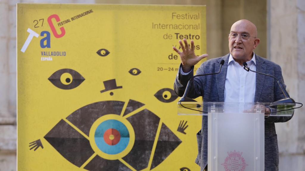 El alcalde de Valladolid, Jesús Julio Carnero, en la inauguración del TAC, este miércoles