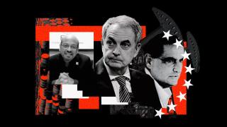 Francisco Flores, José Luis Rodríguez Zapatero y Alex Saab. 