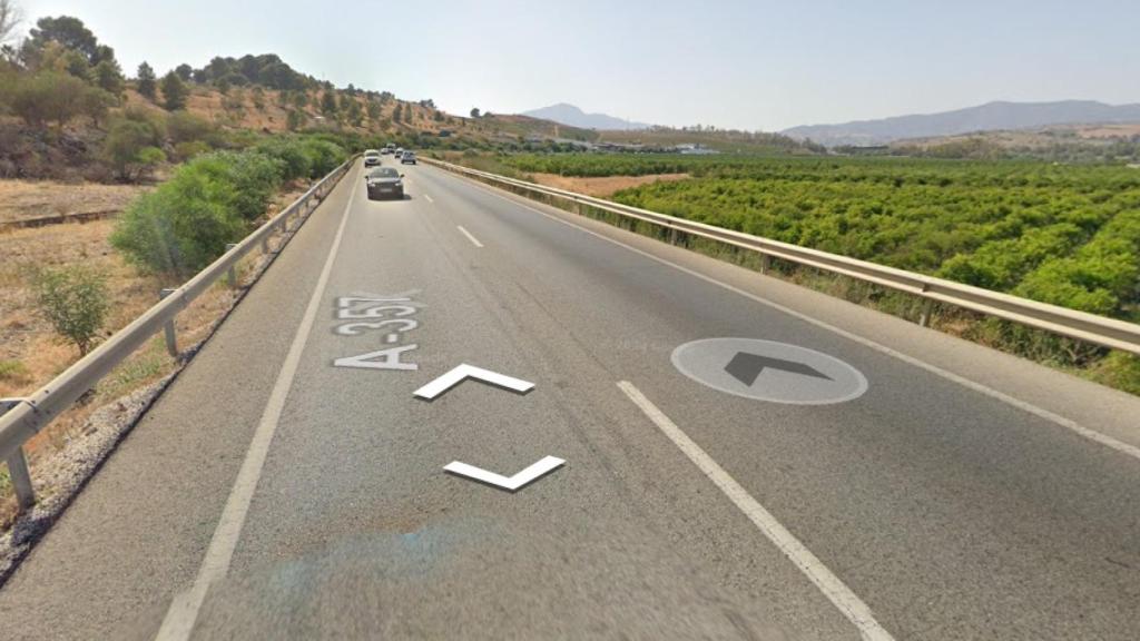 Imagen de la carretera A-357.