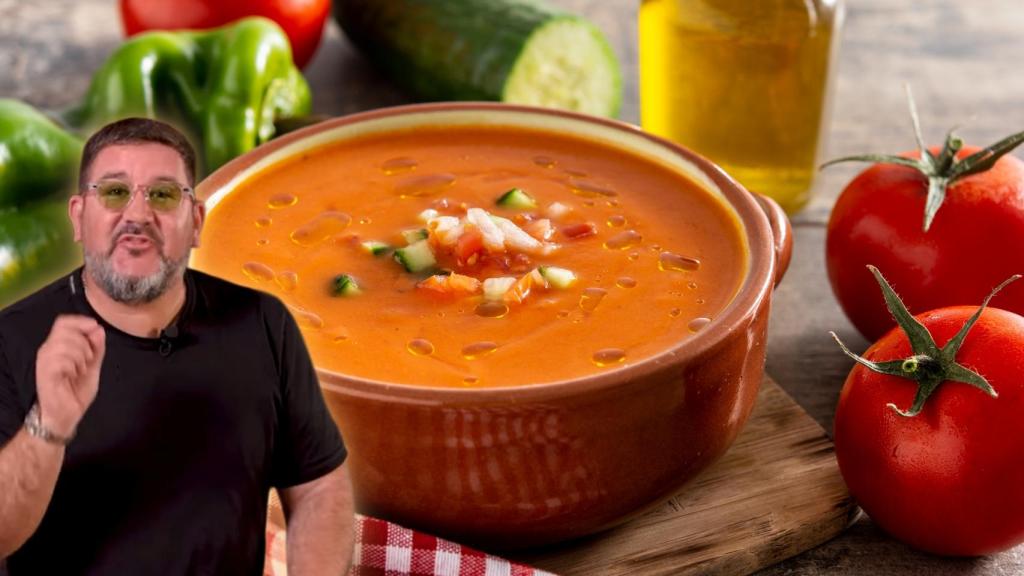 El chef Dani García en un montaje de El Español