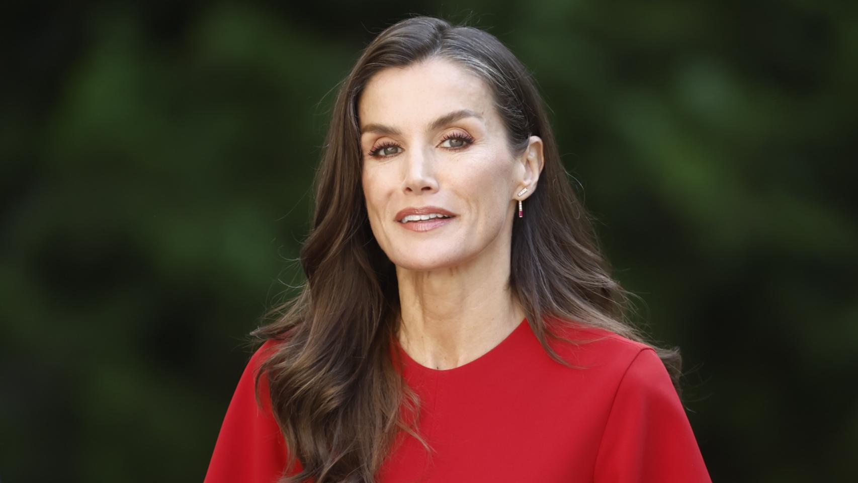 La Reina, a su llegada al Senado.