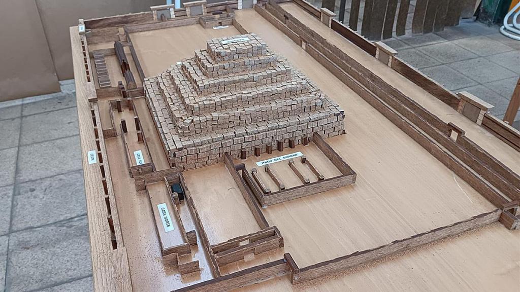 Una de las maquetas de Adolfo del Caño.