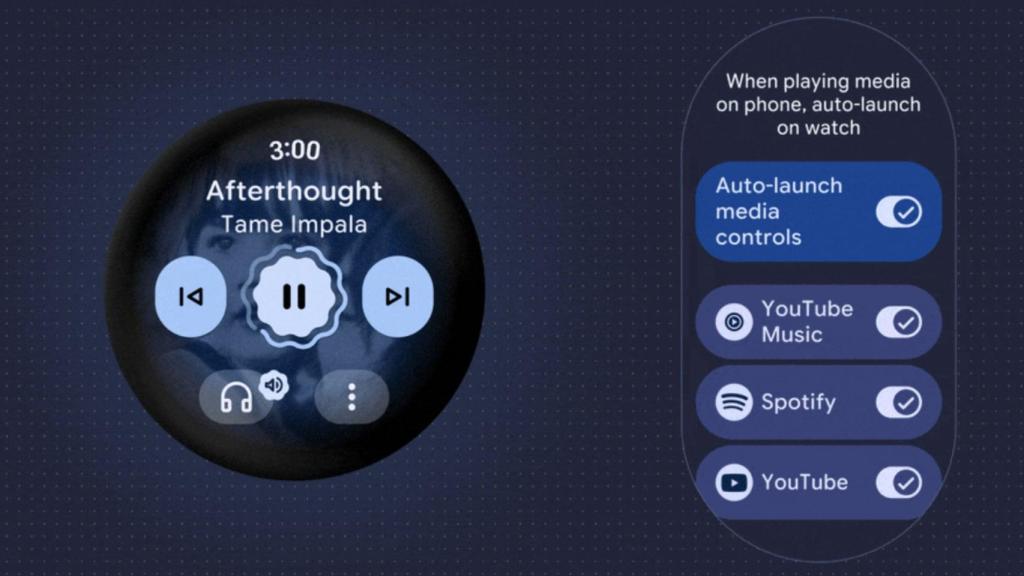 Control multimedia en WearOS 7
