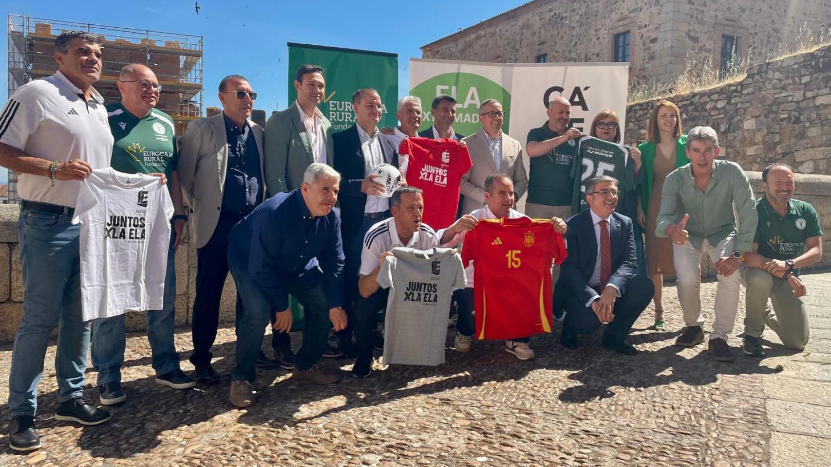 Presentación del partido. Foto: Eurocaja Rural. 