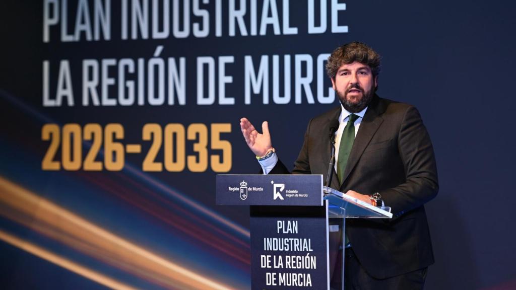 El presidente de la Comunidad, López Miras, interviene en el acto de presentación