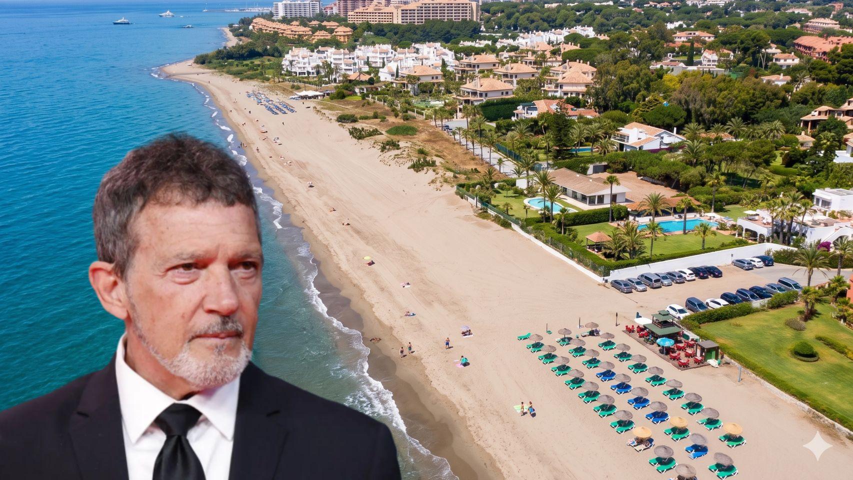 La playa donde desconecta Antonio Banderas