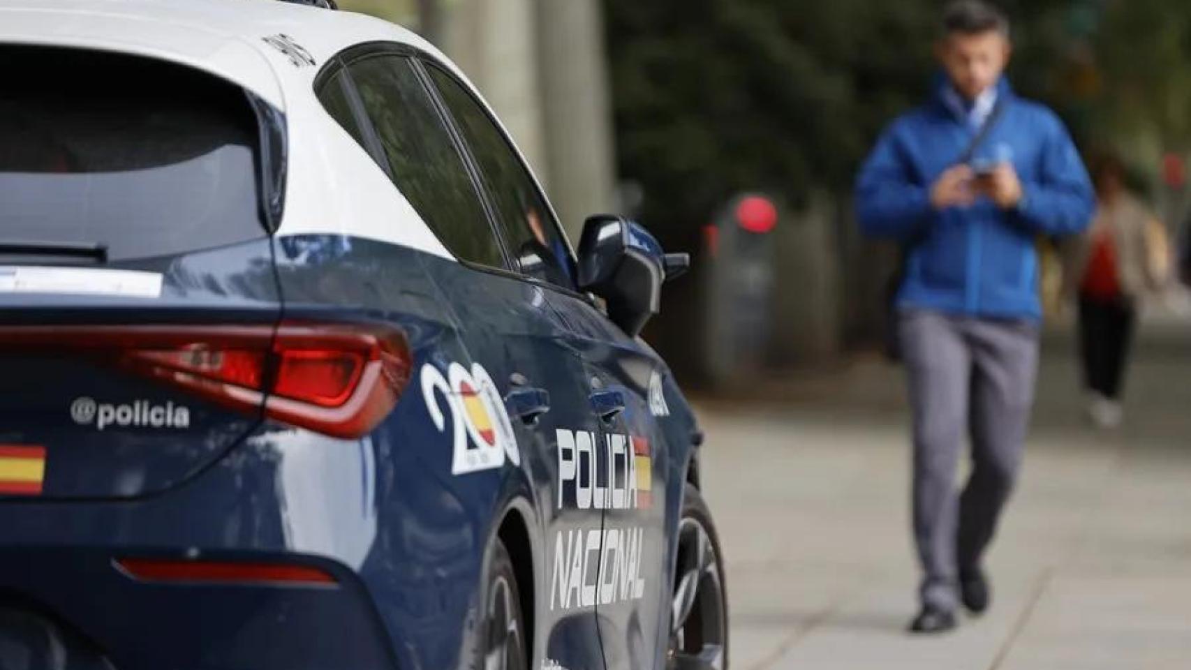 Un coche de la Policía Nacional