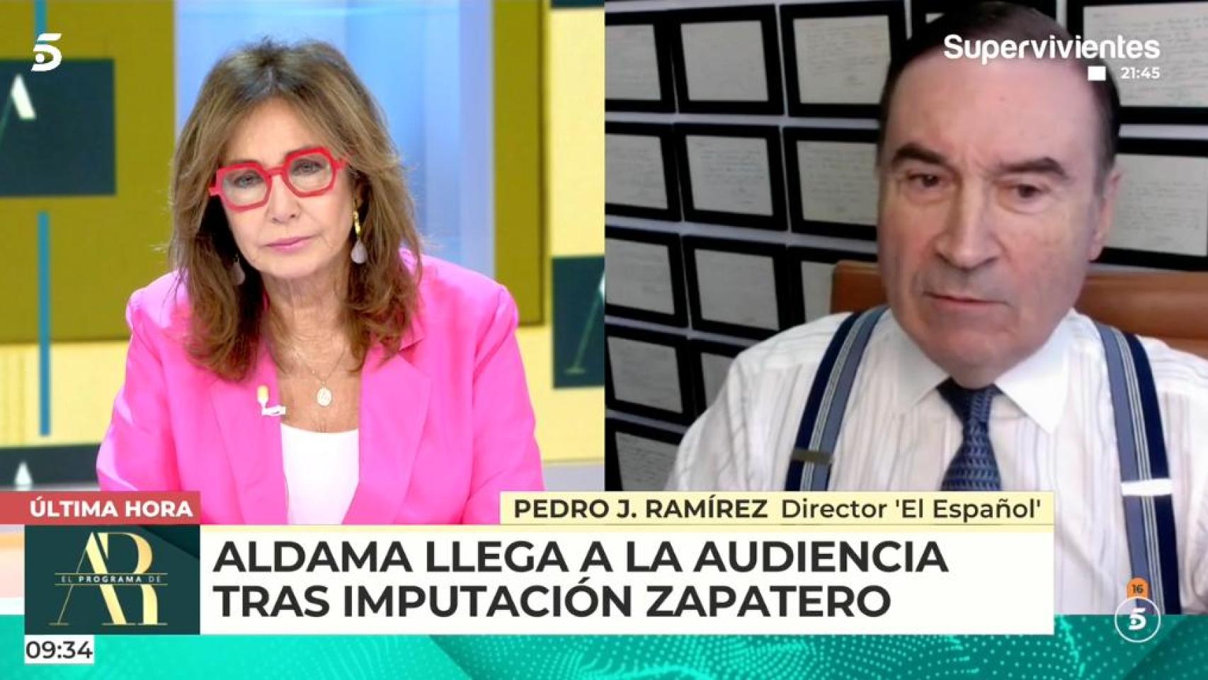 Pedro J. Ramírez este jueves en 'El programa de AR'.