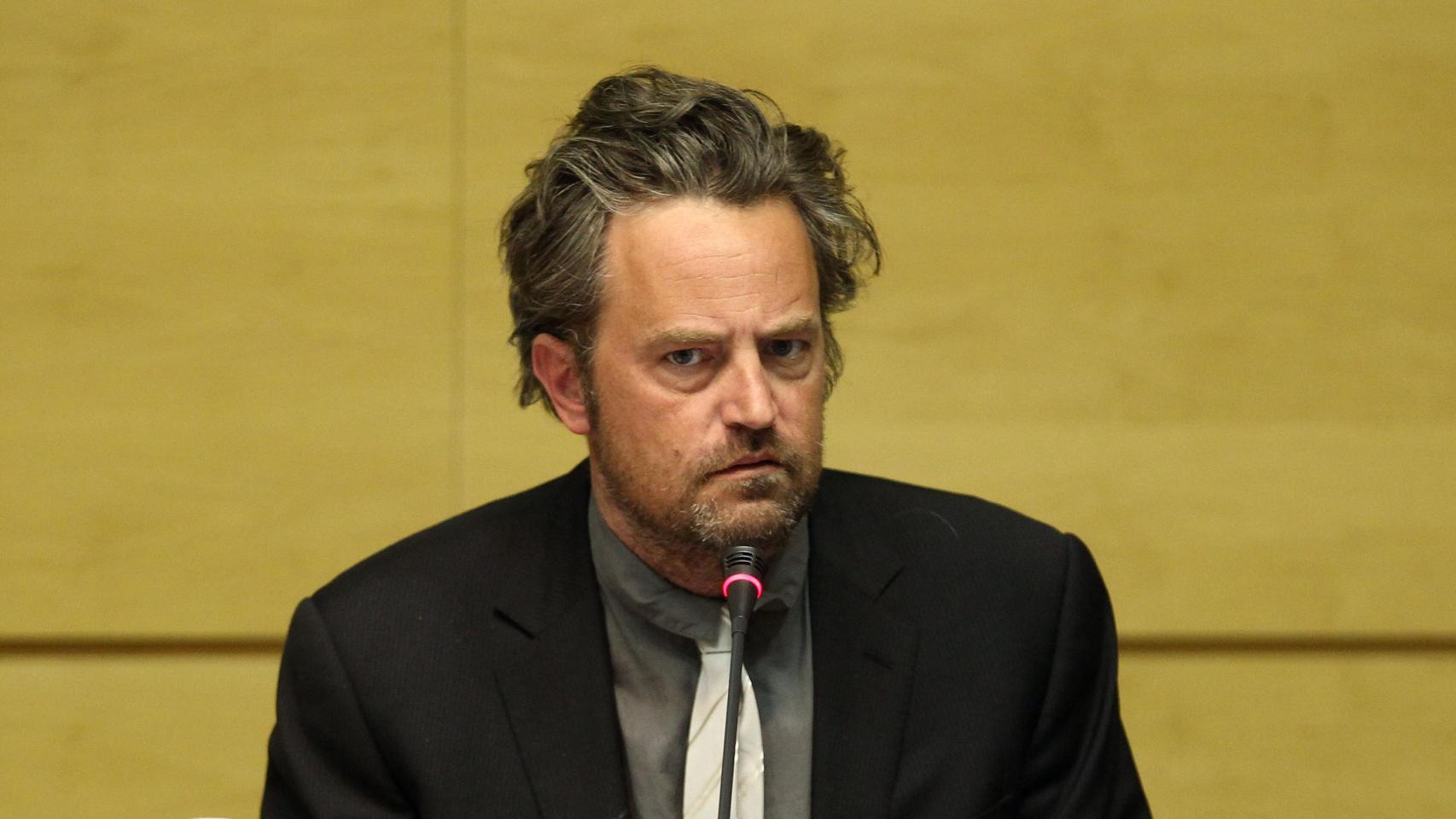 El actor Matthew Perry en una fotografía de archivo. 