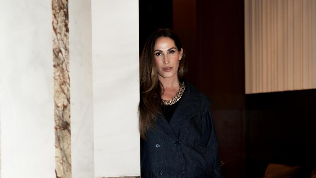 La cantante Malú durante la entrevista.