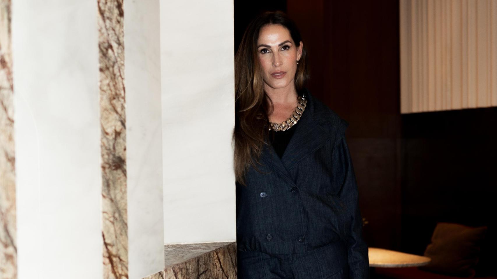 La cantante Malú durante la entrevista. 