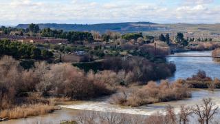 El río Tajo a su paso por Toledo.