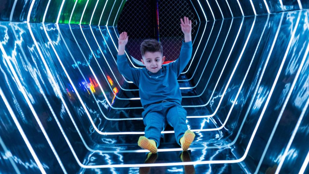 Uno de los toboganes de Taka Fun Park.