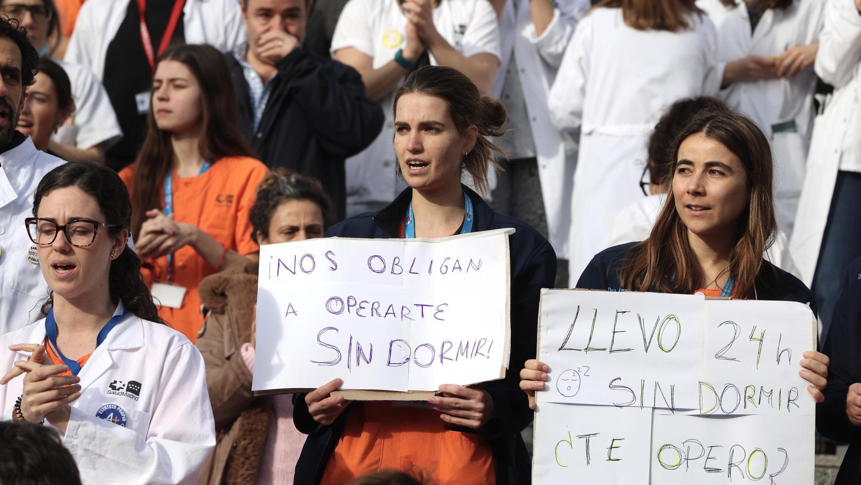 Huelga de médicos contra el Estatuto Marco